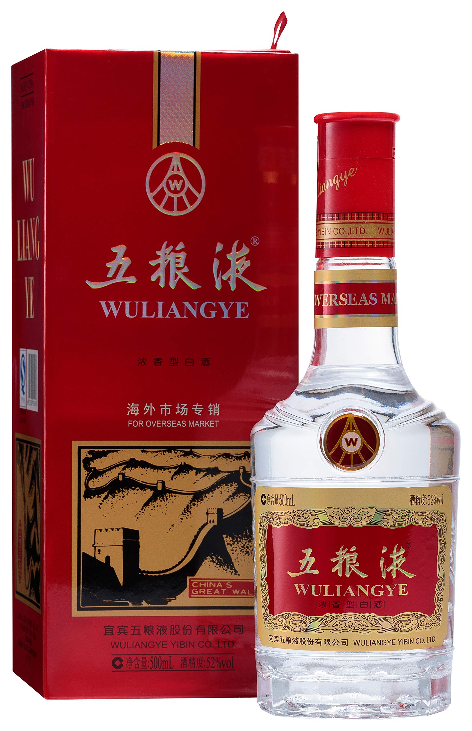 Wuliangye Great Wall Premium Chinese Baijiu 500mL Spirits bottle